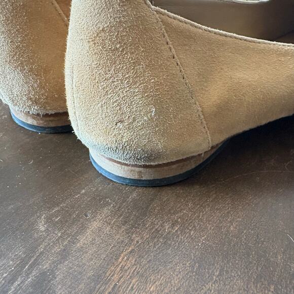 M. Gemi Tan Suede Leather Loafer The Katia Size 40.5 US 10 Made in Italy Shoes - Picture 5 of 9